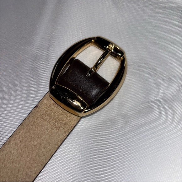 Women’s Dark Brown Leather Belt Size Small main image 4
